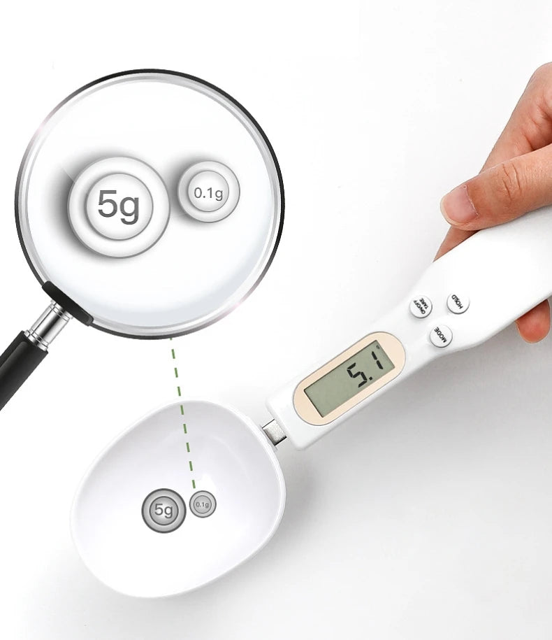 Digital Kitchen Scale Spoon – Precise Measuring for Coffee, Baking & Cooking