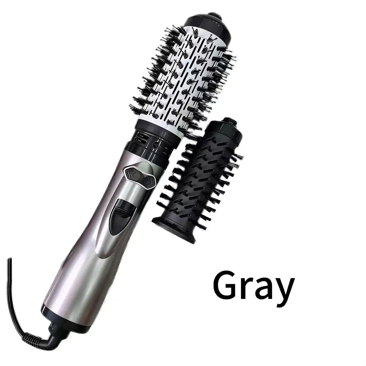 2-in-1 Hot Air Brush & Curling Wand — Salon-Quality Blowout at Home