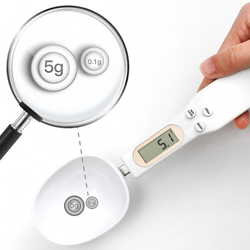 Digital Kitchen Scale Spoon – Precise Measuring for Coffee, Baking & Cooking
