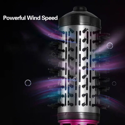 2-in-1 Hot Air Brush & Curling Wand — Salon-Quality Blowout at Home