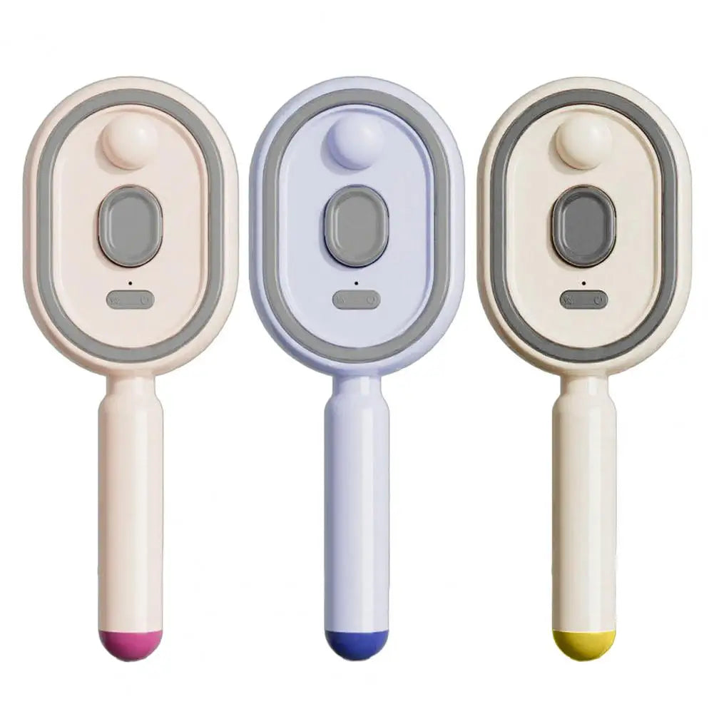 Electric Steam Hair Brush with Water Spray Reduce Frizz Anti-Static Misting Hairbrush Cordless Fluffy Hair Detangling Brush