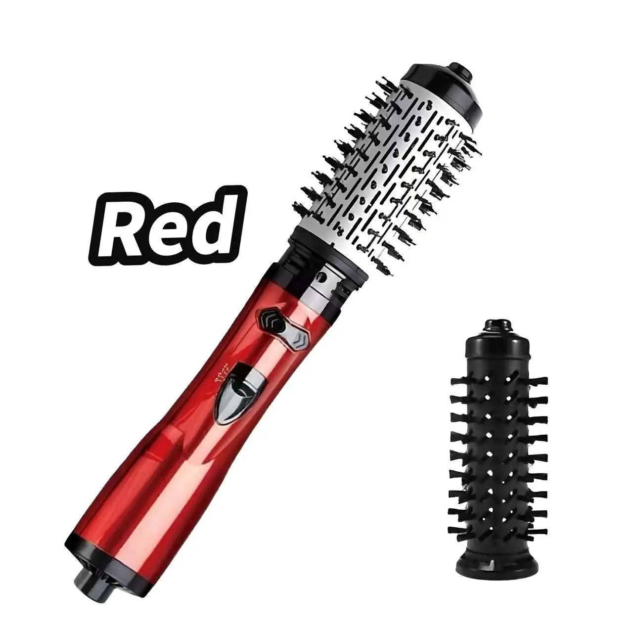 2-in-1 Hot Air Brush & Curling Wand — Salon-Quality Blowout at Home