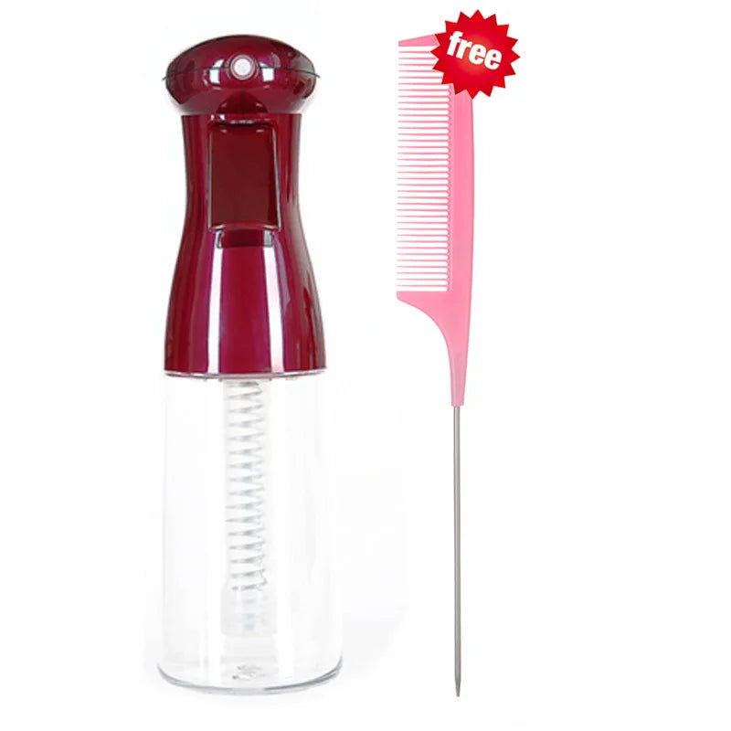 2-in-1 Spray Hair Brush — Detangling Comb with Water Mist & Scalp Massage